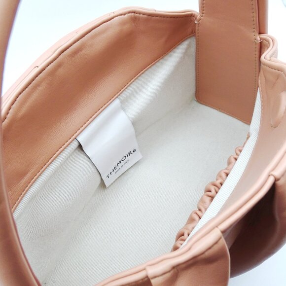 THEMOIRE Vegan Leather Dusty Rose Color Shoulder Handbag - Picture 11 of 11